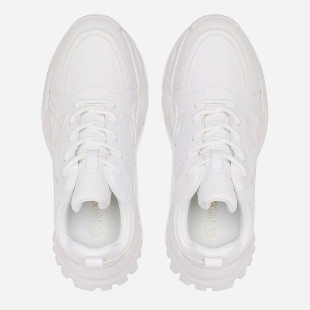 Sneakersy damskie na grubej podeszwie do kostki DeeZee Groove Up WS8217-5 37 24 cm Białe (5904862621739) - obraz 5