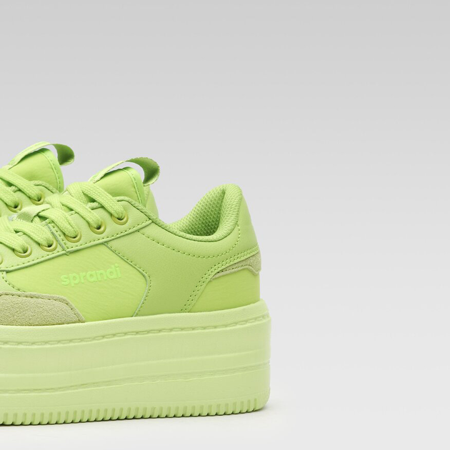 Sneakersy damskie Sprandi Entire Platform WP40-22168Y 38 (24 cm) Zielone (5904862628394) - obraz 4