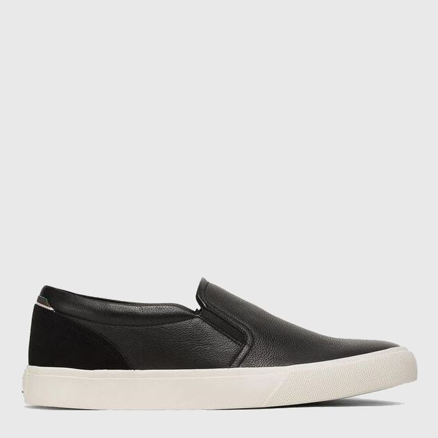 Buty slip-on męskie Gino Rossi LUCA-01 122AM 45 (30 cm) Czarne (5904862697581) - obraz 1