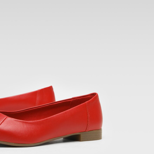 Baleriny Damskie Sarah Karen RST-KOLETTA-02 40 (26,8 cm) Czerwone (5904862717975) - obraz 4
