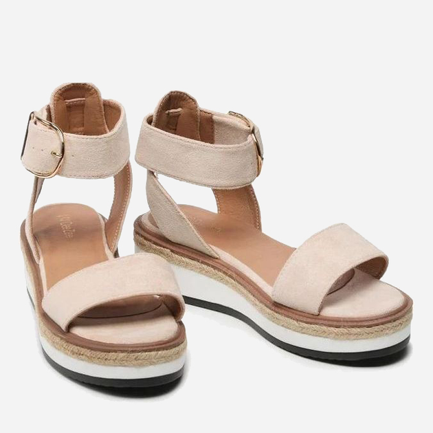 Жіночі босоніжки DeeZee WS091-01 36 (23 см) Beige (5904862754772) - зображення 3