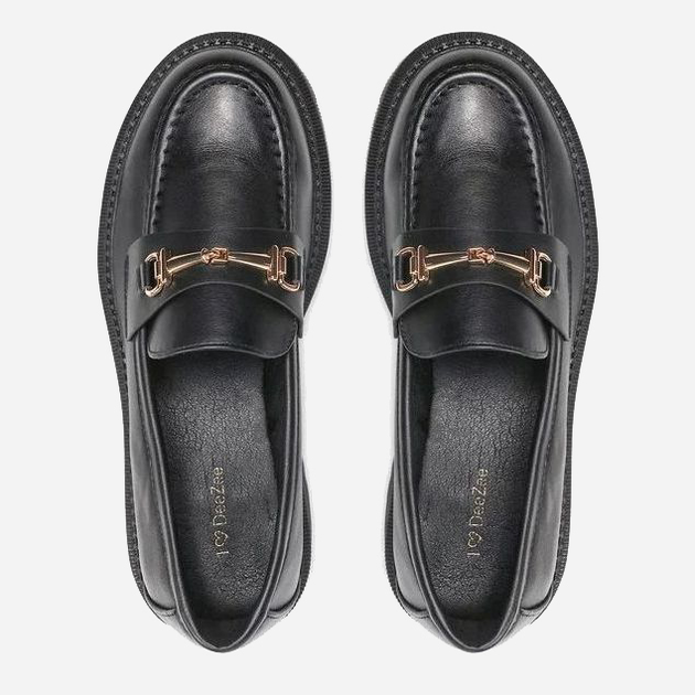 Жіночі лофери DeeZee H101202-01 38 (24.5 см) Black (5904862769172) - зображення 6