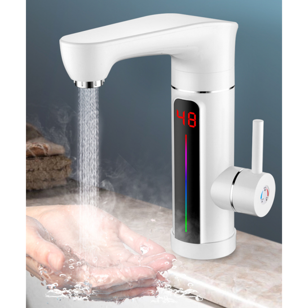 Проточный электрический водонагреватель с экраном Heating Faucet HaoHaiyo FT-004 - изображение 3