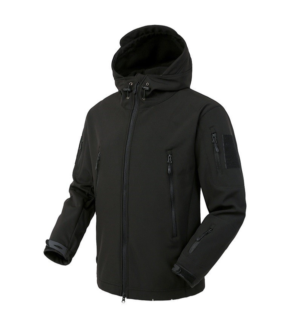 Костюм тактичний софтшел Softshell V2 black (чорний) розмір L - зображення 2