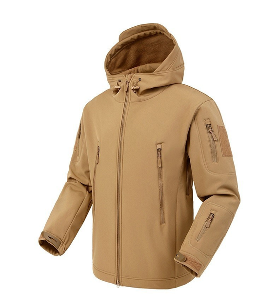 Костюм тактический софтшелл Softshell coyote (койот) Размер 3XL - изображение 2