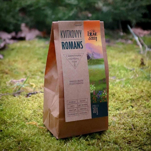 Карпатський чай ЇЖАк з лісу Квітковий романс 50 грам - изображение 1