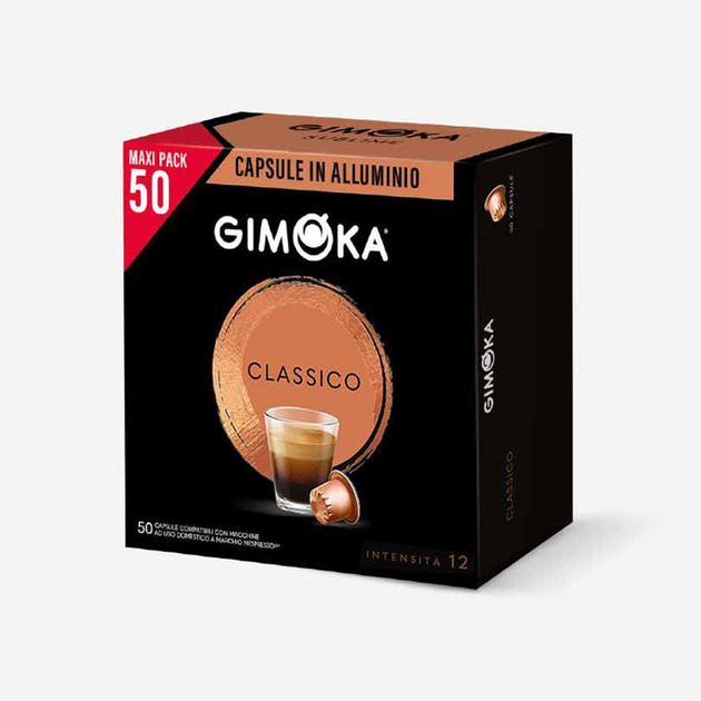 Купить Кофе в капсулах Nespresso Gimoka Classico 50 шт – ROZETKA ...