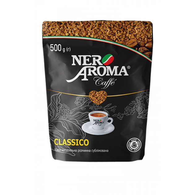 Купить Растворимый кофе Nero Aroma Caffe Classico 500 г – ROZETKA ...
