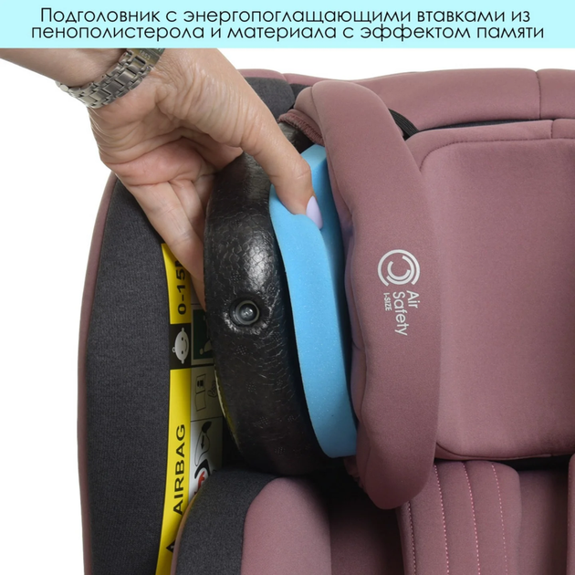 Автокресло детское ME 1081 i-TRUST Pale Pink - изображение 11