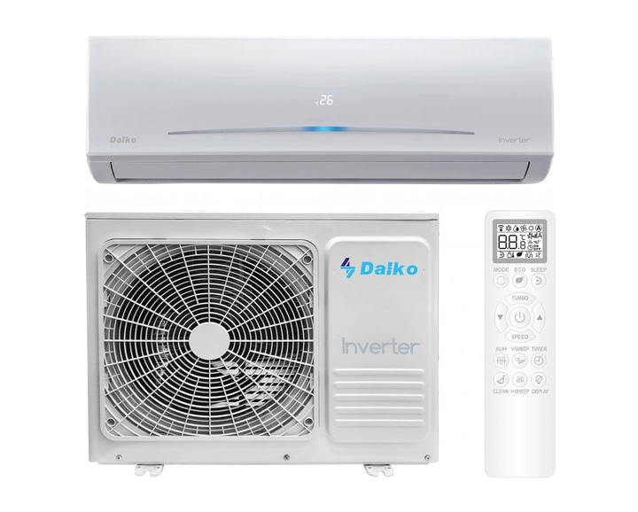 Кондиционер DAIKO ASP-H12 INX Настенный, внешний и внутренний блок ...