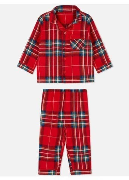Пижама (кофта+штаны) красная в клетку Primark 128см (400091412) от ...