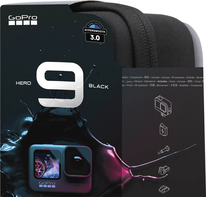 Gopro Hiro 9 black 本体とアクセサリー Камера GoPro HERO9 Black | Купити в Києві та Україні