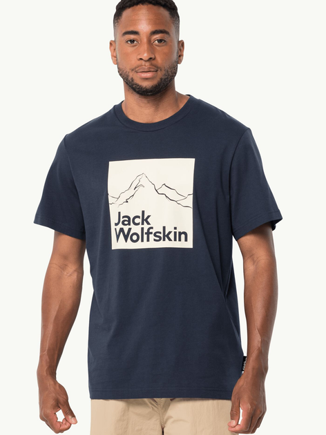 Футболка Jack Wolfskin Brand TM 1809021-1010 XXL Синя (4064993702552 ...