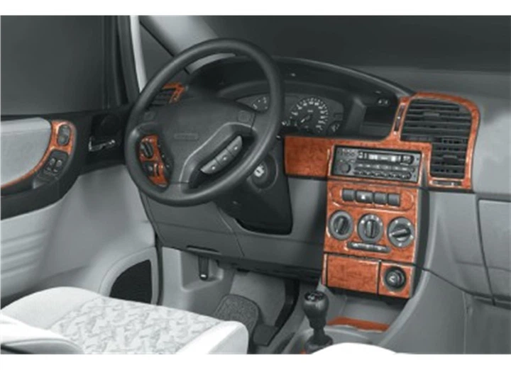 Накладки на Панель Приборов Карбон для Opel Zafira A 1998-2005 гг - изображение 4