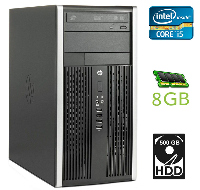 Компьютер HP Compaq Pro 6300 Tower / Core i5-3470 (4 ядра по 3.2-3.6GHz ...