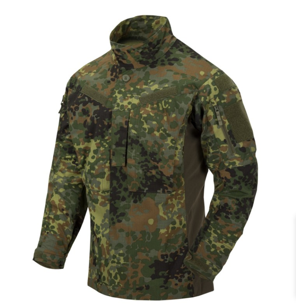 Кітель (Ріпстоп) MBDU Shirt - NYCO Ripstop Helikon-Tex Flecktarn L Тактичний - зображення 1