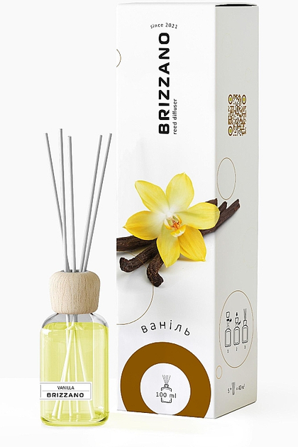 Аромадиффузор "Ваниль" - Brizzano 100ml (1014288-88070) – низкие цены ...