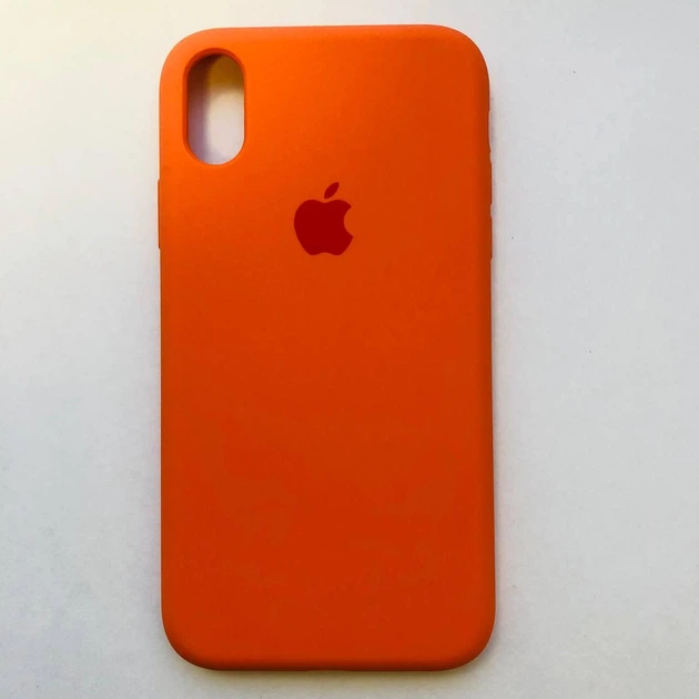Чехолнакладка Silicone Case для Apple iPhone XR Apricot Orange