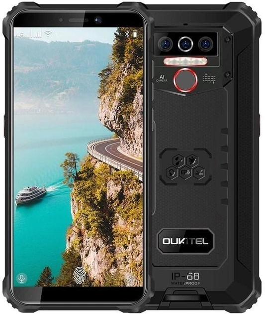 Smartfon Oukitel WP5 4/32GB Black - obraz 1