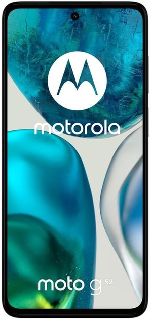 Мобільний телефон Motorola G52 4/128GB Metallic White - зображення 1