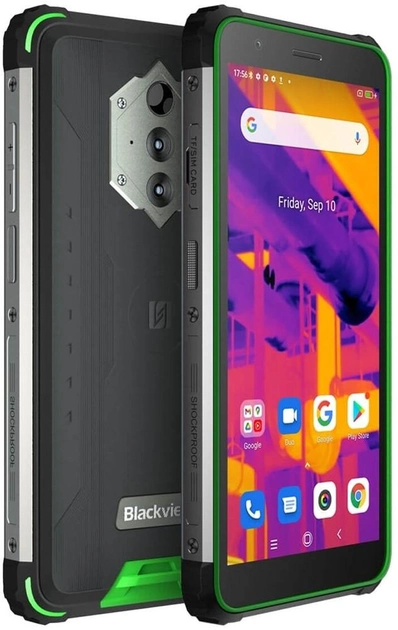 Smartfon Blackview BV6600 Pro 4/64GB Black-Green - obraz 2