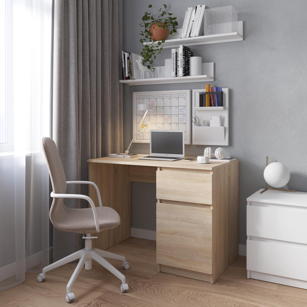 Компьютерный стол КС-7 1000х755х600 мм Дуб Сонома (MPКС-7-2) – купить ...