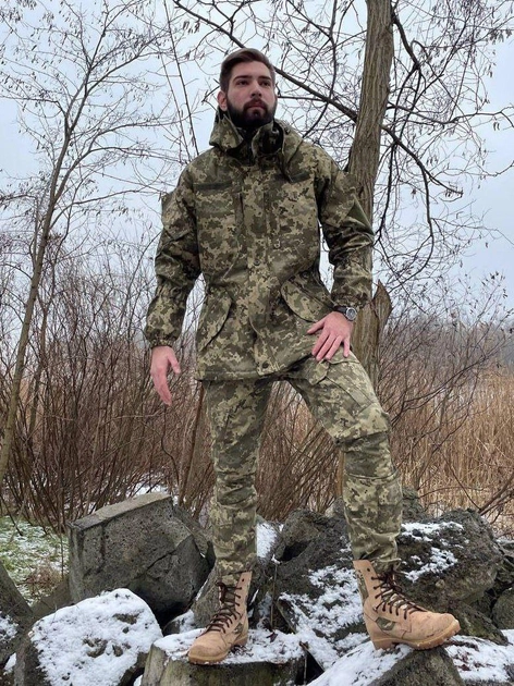 Военный тактический демисезонный костюм Горка 50 Пиксель - изображение 1