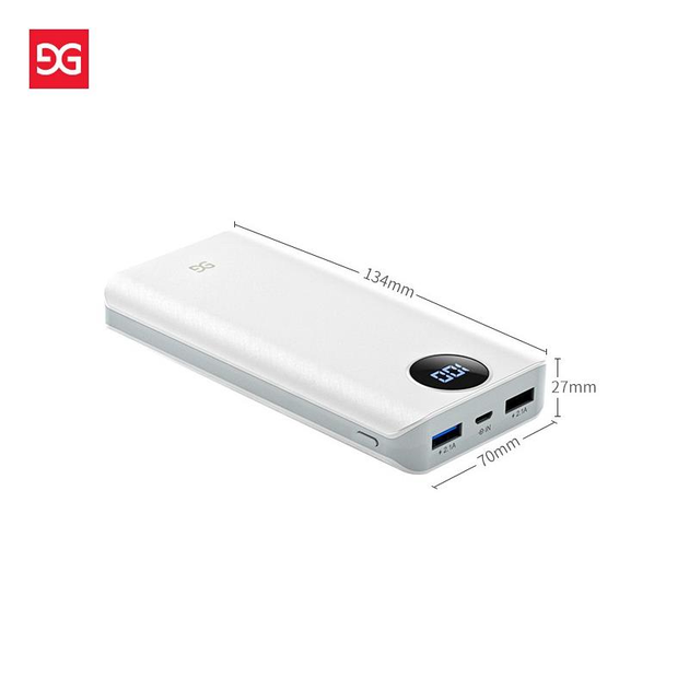Универсальная мобильная батарея Gusgu Xiamen Mini 80000M 20000 mAh ...