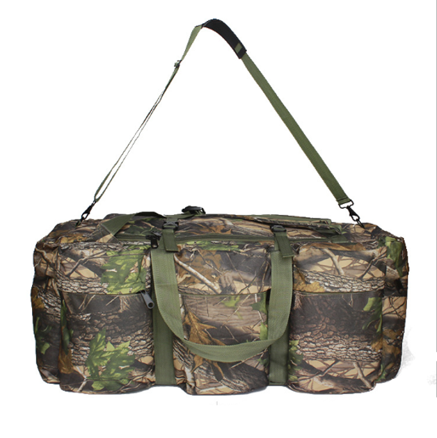Сумка-рюкзак тактична дорожня XS-9013 90л Leaf-camouflage - зображення 1