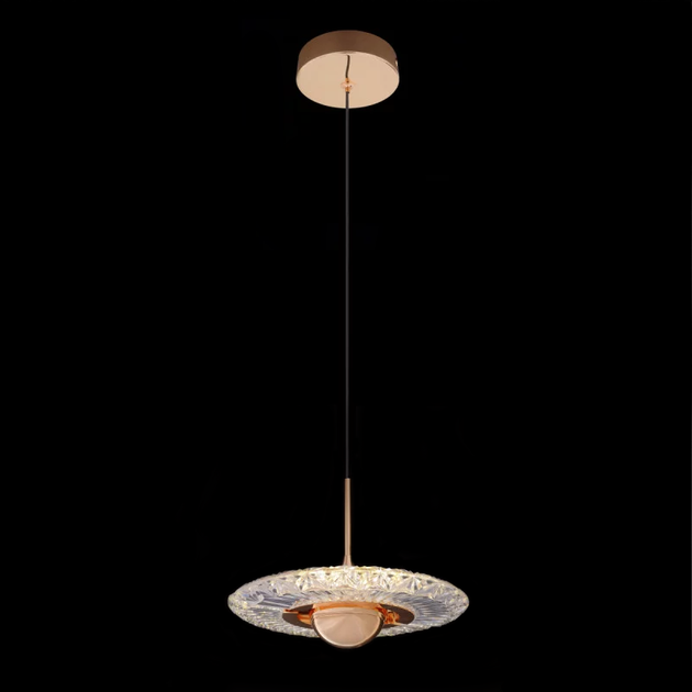 Люстра-светильник потолочный Brille LED Gold 12W BR-01 481S/1 (27-123) - изображение 6