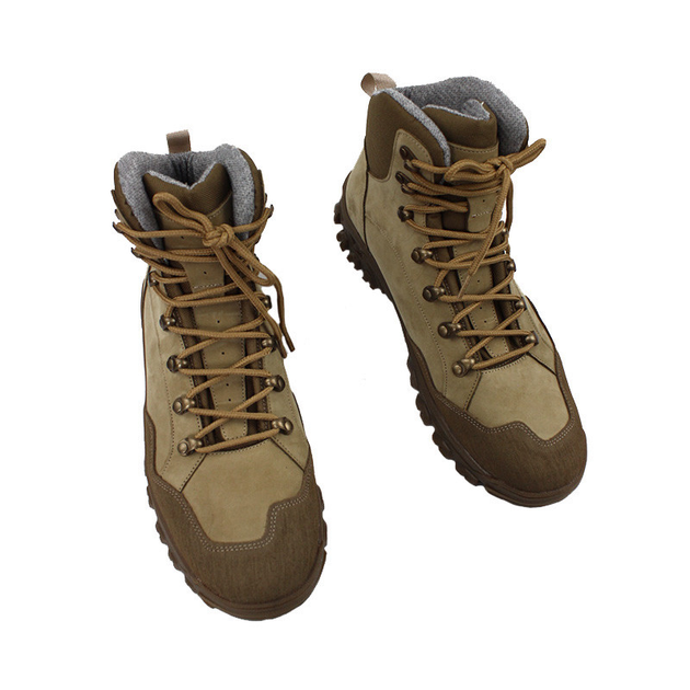 Берцы зимние водостойкие мужские 43 Койот Укрепленный носок тактические армейские для военных 0 - изображение 2