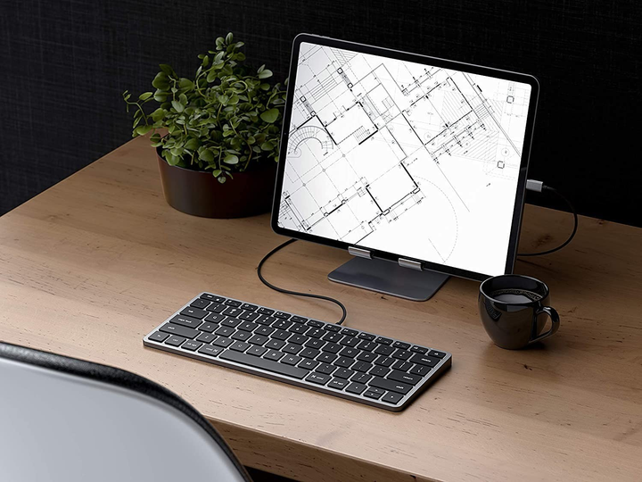 Проводная клавиатура Satechi Slim W1, клавиши с подсветкой и ...