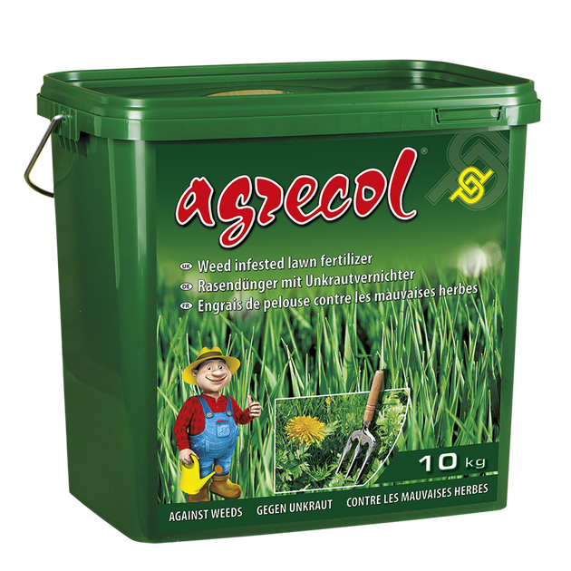 Удобрение для газонов от сорняков Agrecol 10 кг - изображение 2