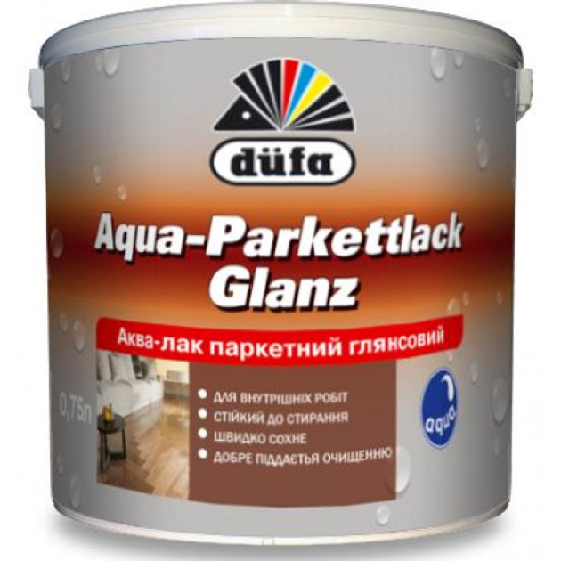  паркетний Dufa Aqua-Parkettlack Glanz 5л – низкие цены, кредит .
