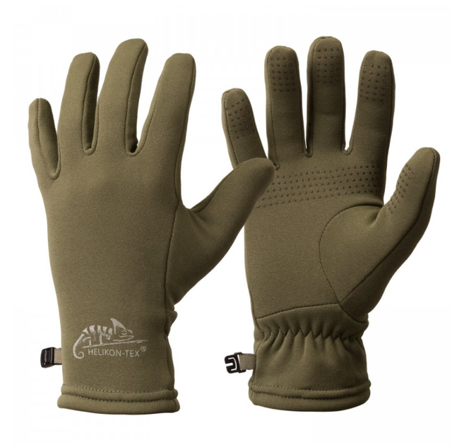 Рукавиці флісові XL Олива Helikon-Tex Rekawice Trekker Outback Gloves XL Olive green (RK-TKO-RP-02-B06-XL) - изображение 1