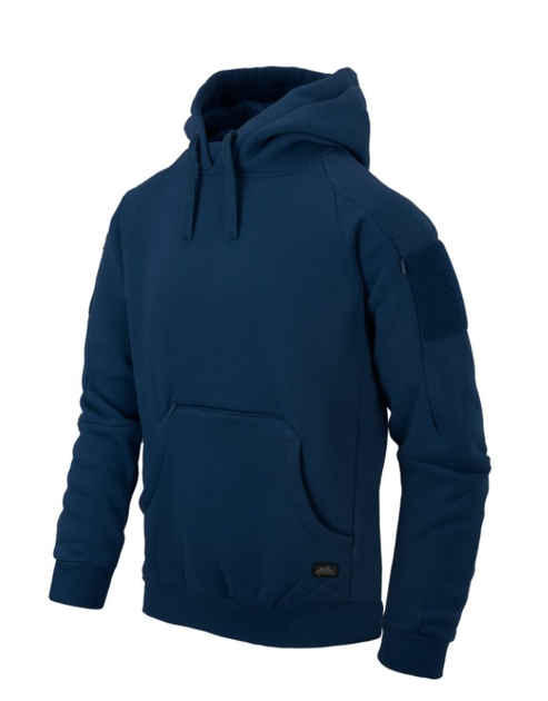 Куртка толстовка (Худи) Urban Tactical Hoodie (Kangaroo) Lite Helikon-Tex Blue M (Синий) Тактическая мужская - изображение 1