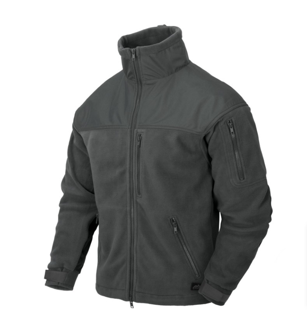 Куртка флісова Classic Army Jacket - Fleece Helikon-Tex Shadow Grey M Тактична - зображення 1