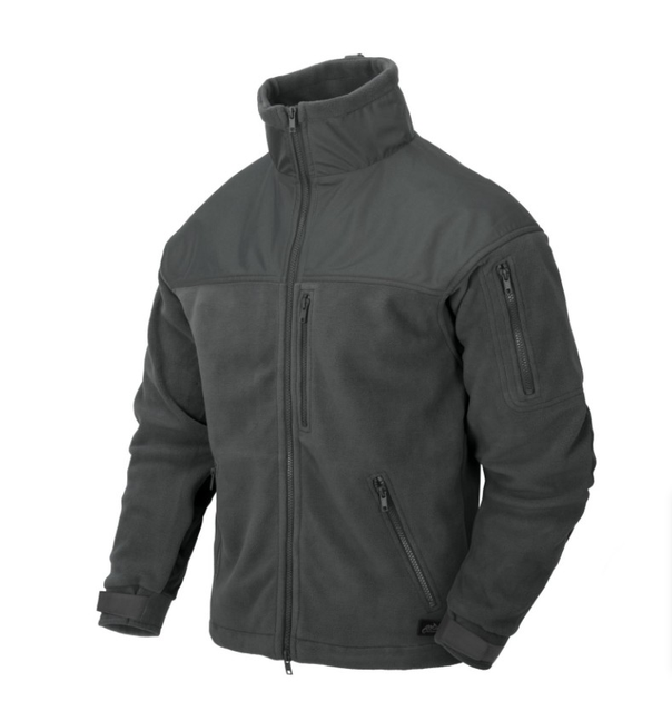 Куртка флісова Classic Army Jacket - Fleece Helikon-Tex Shadow Grey S Тактична - зображення 1