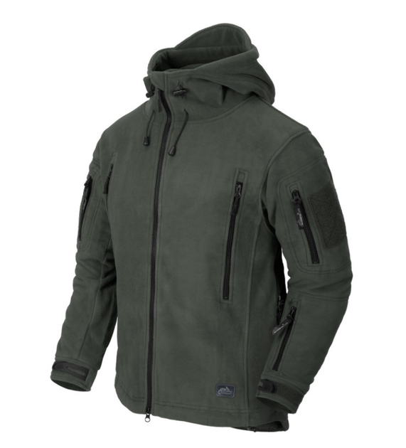 Куртка (Двуслойная флисовая) Patriot Jacket - Double Fleece Helikon-Tex Foliage Green M Тактическая - изображение 1