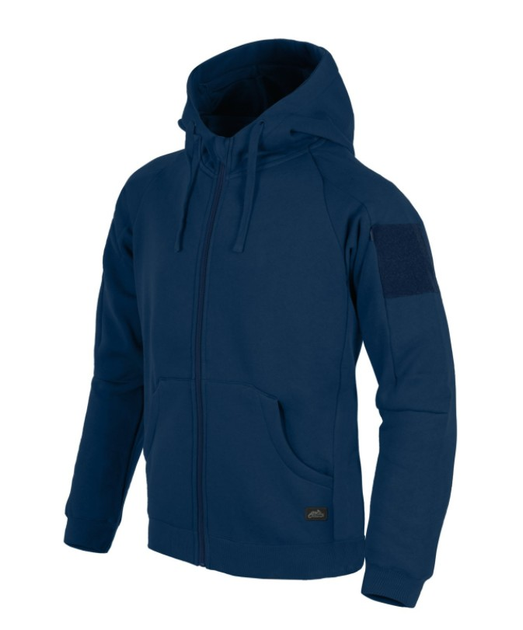 Худи (Синий) Urban Tactical Hoodie (Fullzip) Lite Helikon-Tex Blue M Тактическое мужское - изображение 1