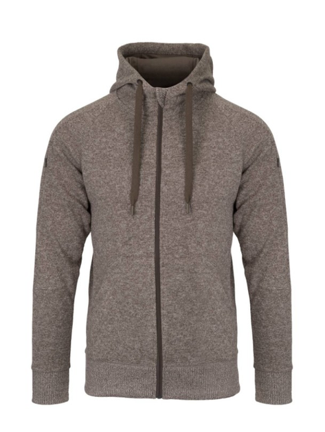 Худи Covert Tactical Hoodie (Fullzip) Helikon-Tex Light Grey Melange XS Тактическое мужское - изображение 2