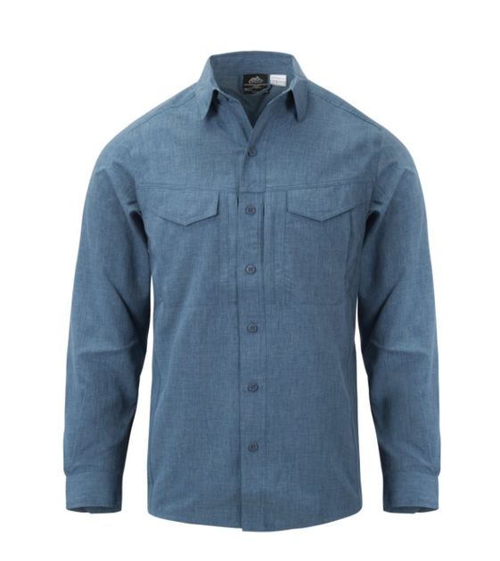 Сорочка Defender MK2 Gentleman Shirt Helikon-Tex Melange Blue XL Тактична чоловіча - зображення 2