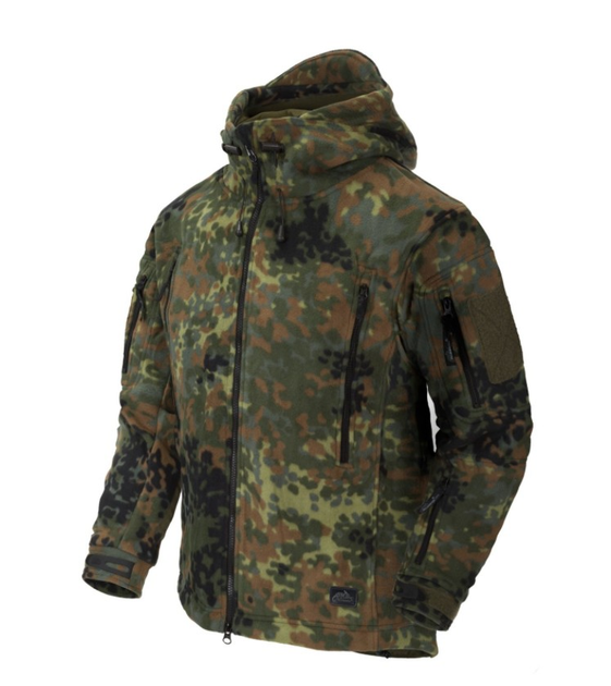 Куртка (Двошарова флісова) Patriot Jacket - Double Fleece Helikon-Tex Flecktarn XS Тактична - зображення 1