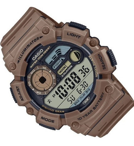Наручний годинник Casio WS-1500H-5AVDF Коричневий - зображення 2