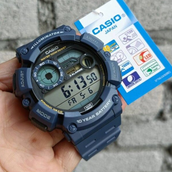 Наручные часы Casio WS-1500H-2AVDF Темно-Синий пластик/полимер - изображение 4