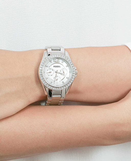 Женские часы Fossil ES3202 Серебро - изображение 6