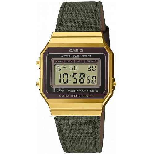 Наручний годинник CASIO A700WEGL-3AEF /Зелений - Фото 1 Наручний годинник CASIO A700WEGL-3AEF /Зелений - зображення 1