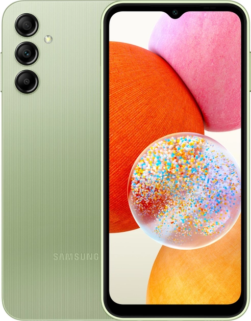 Мобільний телефон Samsung Galaxy A14 4/128GB Light Green (SM-A145FLGVSEK) - зображення 1