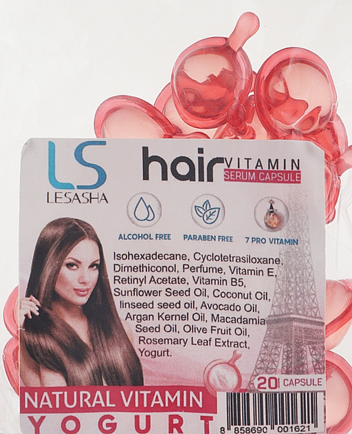 Тайские капсулы для волос c йогуртом - Lesasha Hair Serum Vitamin ...