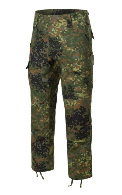 Штаны (Рипстоп) CPU Polycotton Ripstop Helikon-Tex Flecktarn XS Тактические мужские - изображение 1